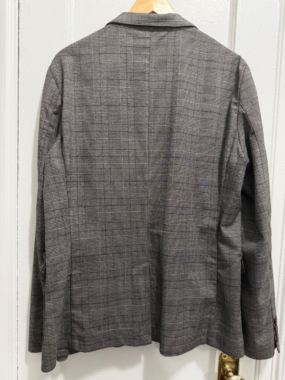 Zara Men's Gray Glen Plaid Sport Coat Blazer - Picture 5 of 5
